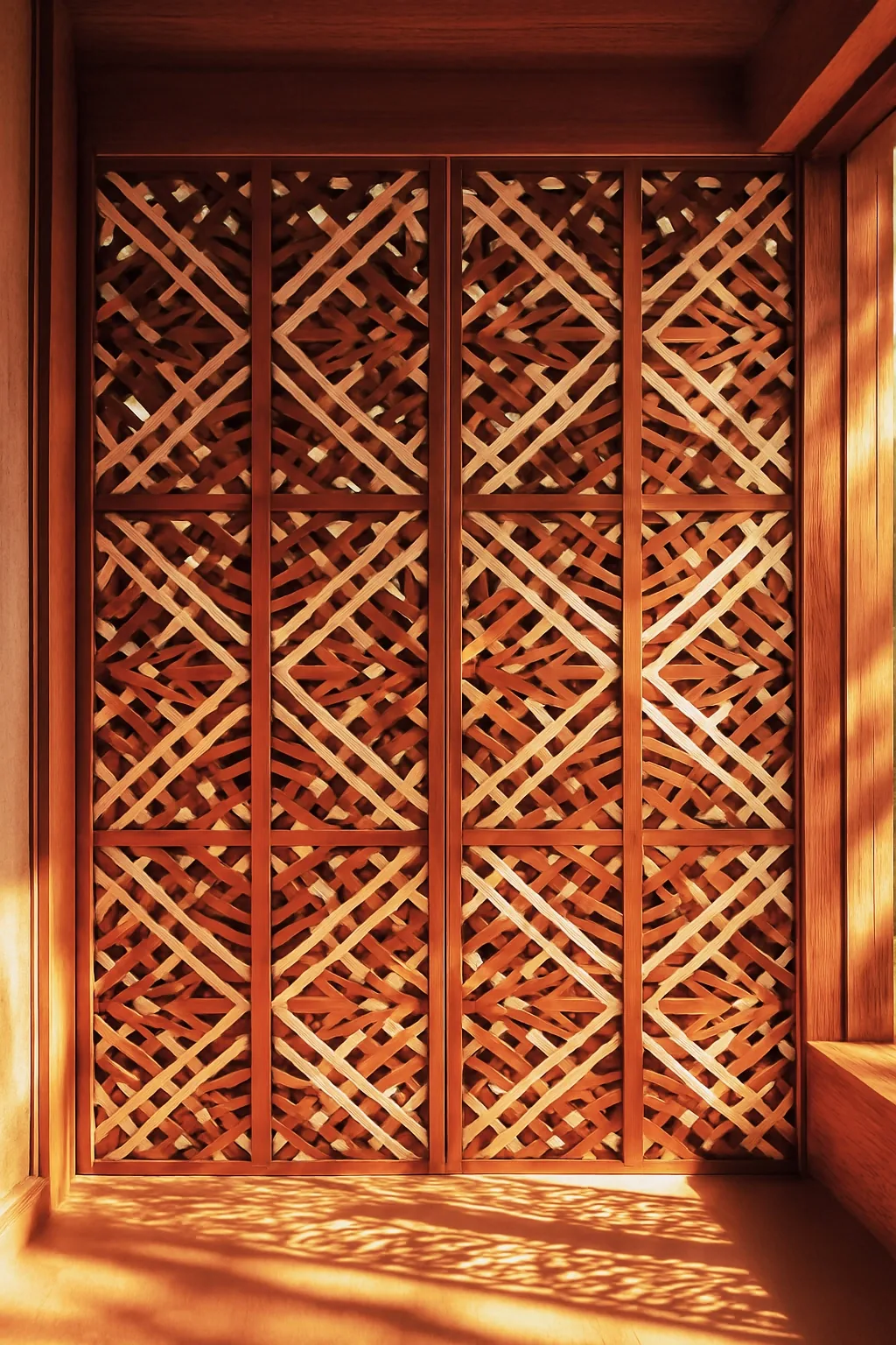 Panel tapiz madera